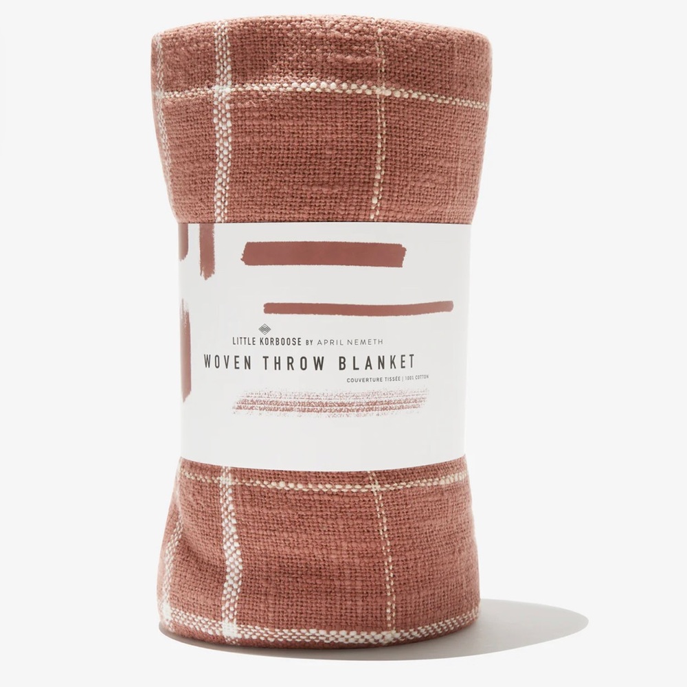 Little Korboose woven blanket NWT